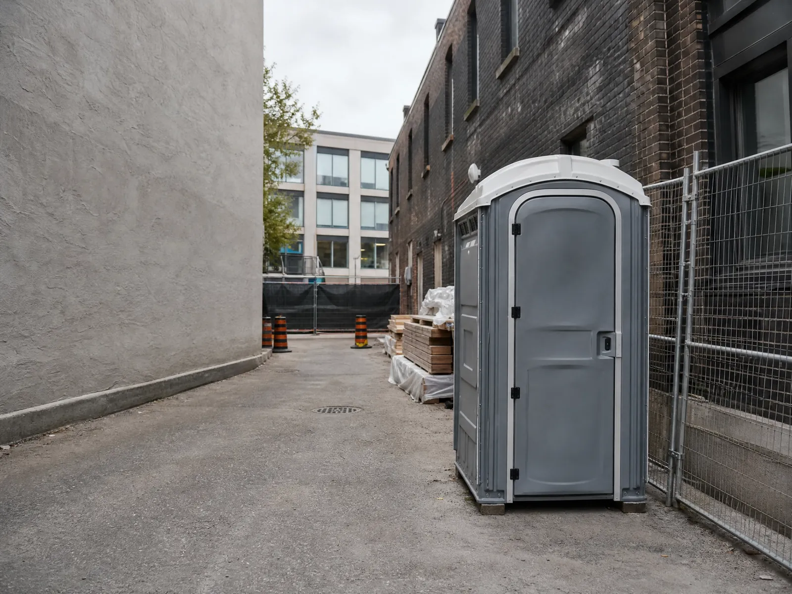 Portable toilets for construction and remodels portable sanitation setup
